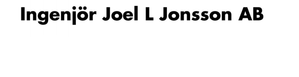 Ing Joel L Jonsson AB