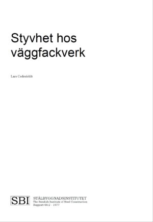 Styvhet hos väggfackverk